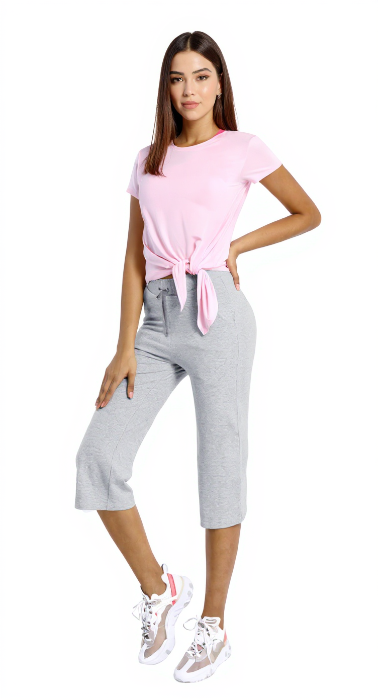 Capri Leggings in Heather Gray — The Park Day Edit style look