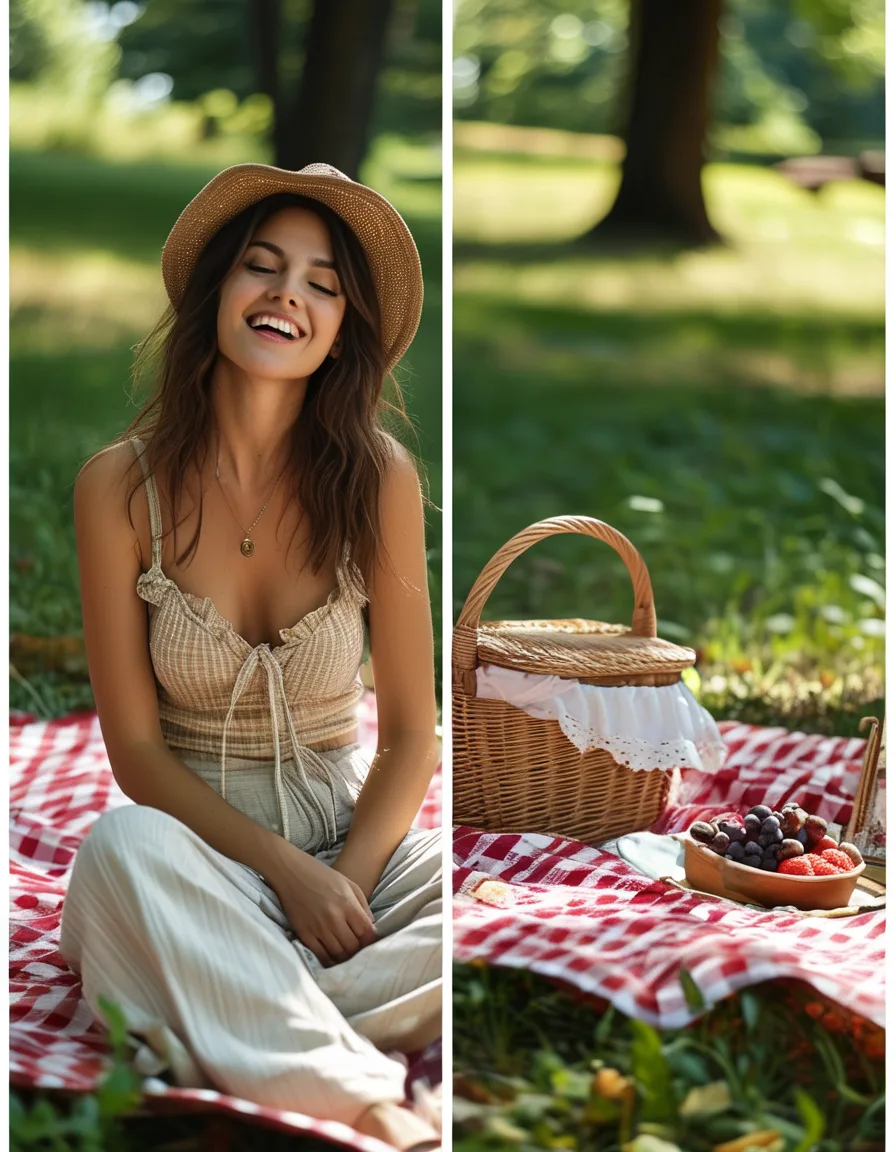 One Park Day Outfit for Both a Picnic Blanket and Chasing Kids Around